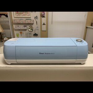 Cricut Explore Air 2 - Light Blue with Mat & Tools USED